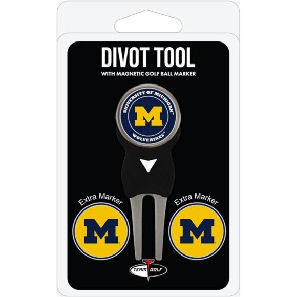 Team Golf NCAA Divot Tool with 3 Golf Ball Markers Pack, Markers are Removable - Picture 1 of 4